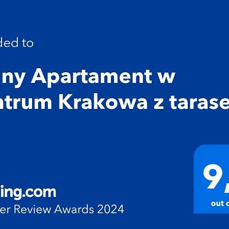 Ladny Apartament W Centrum Krakowa Z Tarasem. Zewnętrze zdjęcie