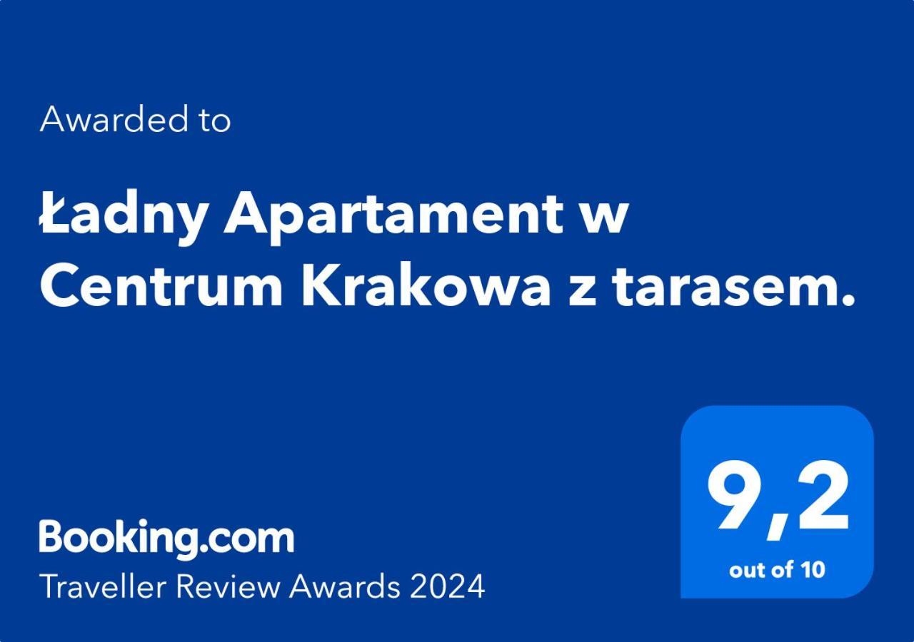 Ladny Apartament W Centrum Krakowa Z Tarasem. Zewnętrze zdjęcie